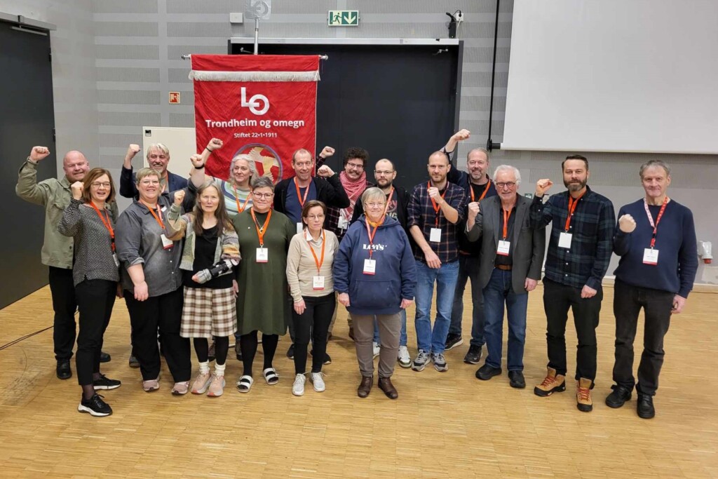 Skolenes landsforbund er godt representert på Trondheimskonferansen. (Foto: Asgeir Kabuba Kjeldstad, Skolenes landsforbund)