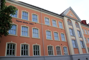 På naboskolen Tøyen, hvor det er gratis kjernetid, deltar alle elevene. (Foto: Chell Hill, Wikipedia/SL)