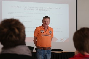 Thor Backe fortsetter som leder i SL Buskerud. Til daglig jobber SL-veteranen på Arbeidsinstituttet i Modum, på Åmot. (Foto: SL) 