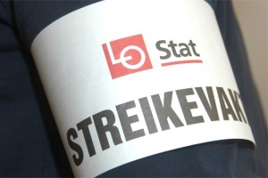Staten fikk i dag overlevert et streikevarsel fra LO Stat. (Foto: LO Stat)