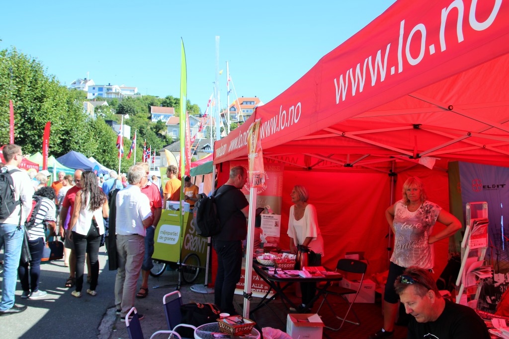 Arendalsuka arrangeres fra 15. til 20. august, og er en norsk politisk festival hvor alle de store norske politiske partiene deltar – i tillegg til næringslivet og en rekke organisasjoner. (Foto: SL)