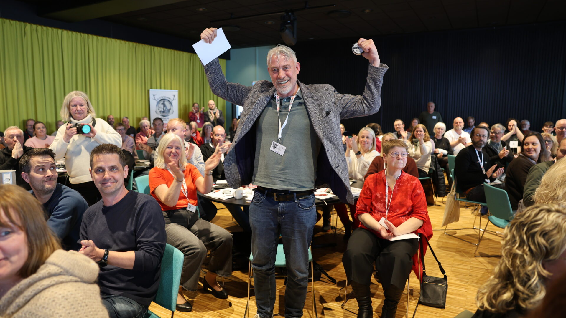 Jon Oddvar Holthe. Landsmøte i Kirkenes