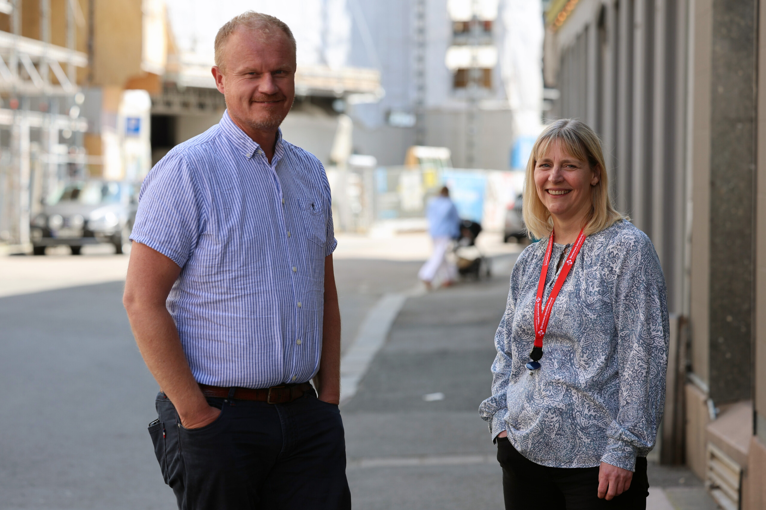 Berit Hågensen og Staale Andre Bergersen. Skolenes landsforbund