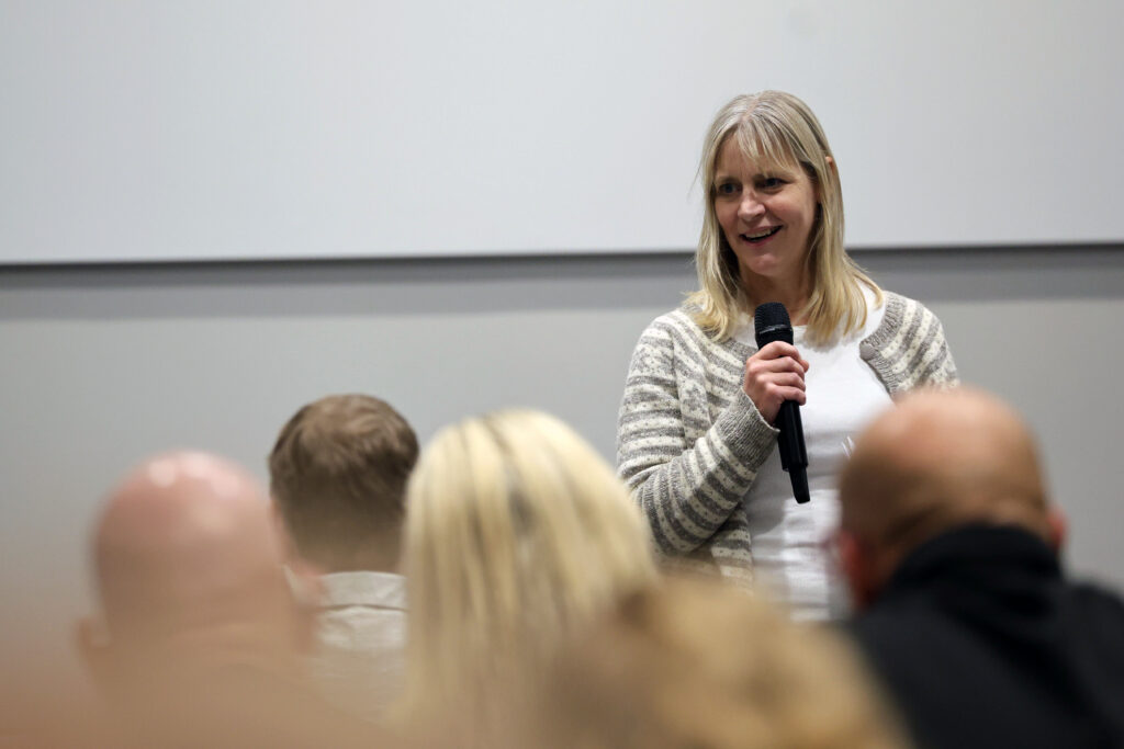 Landsstyremøte, Gardermoen Berit Hågensen. 1. nestleder Leksefri skole